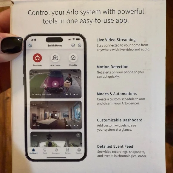 Arlo Essential Outdoor Camera 2K - Picture 2 of 5